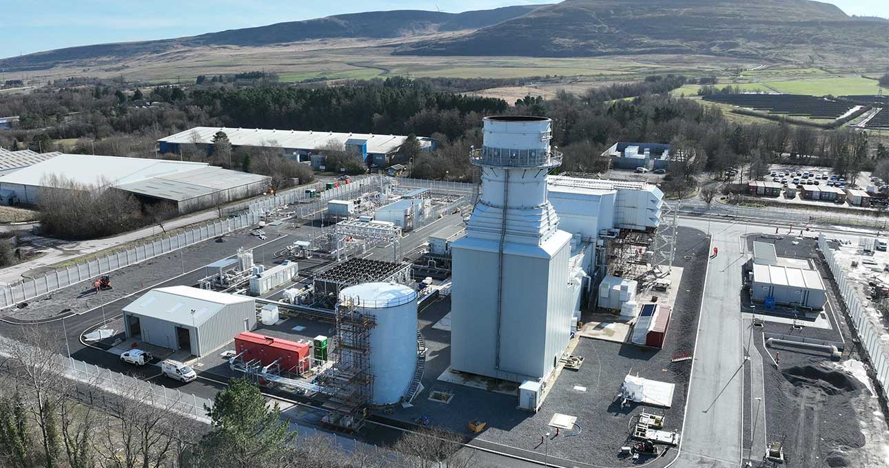 Hirwaun Power Station in South Wales has now been completed